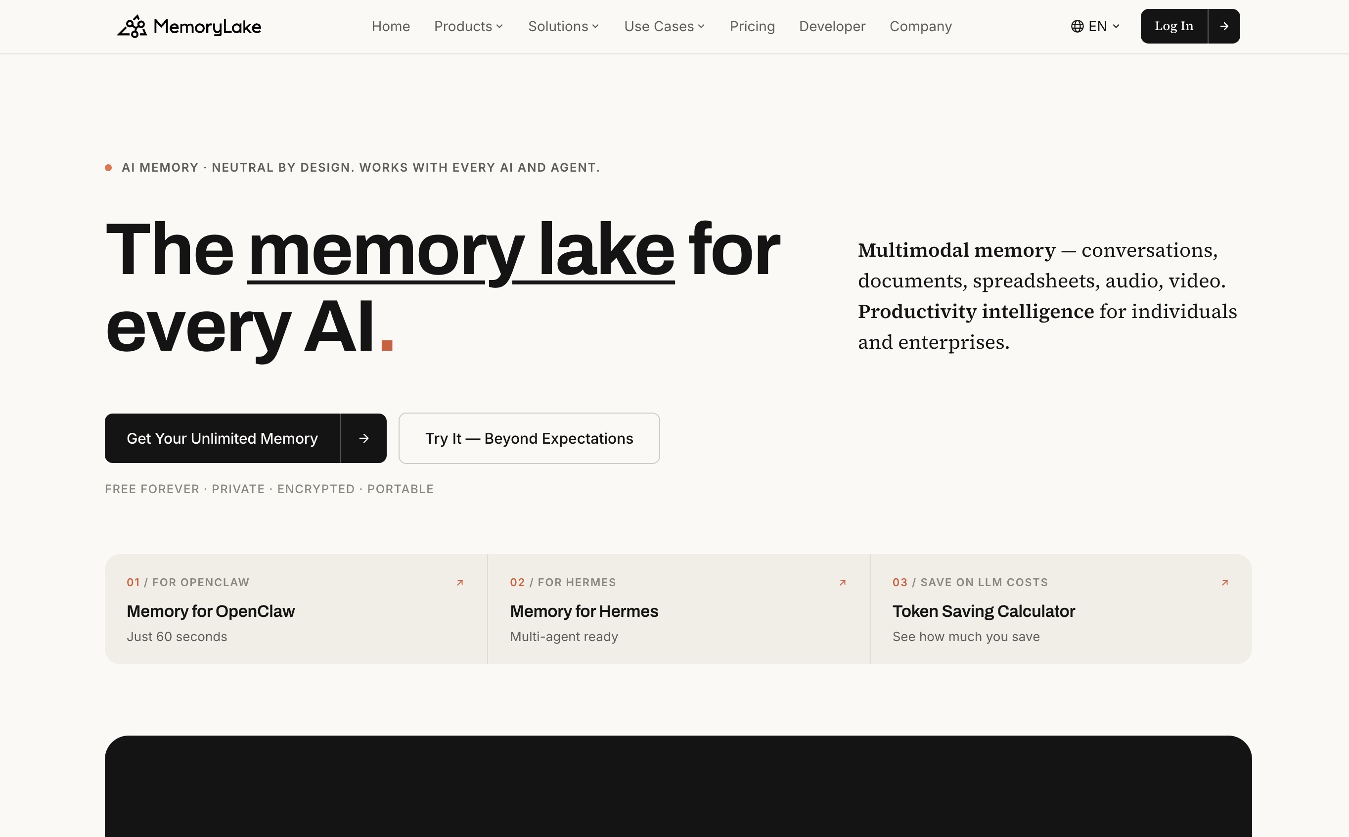 MemoryLake memory tool interface