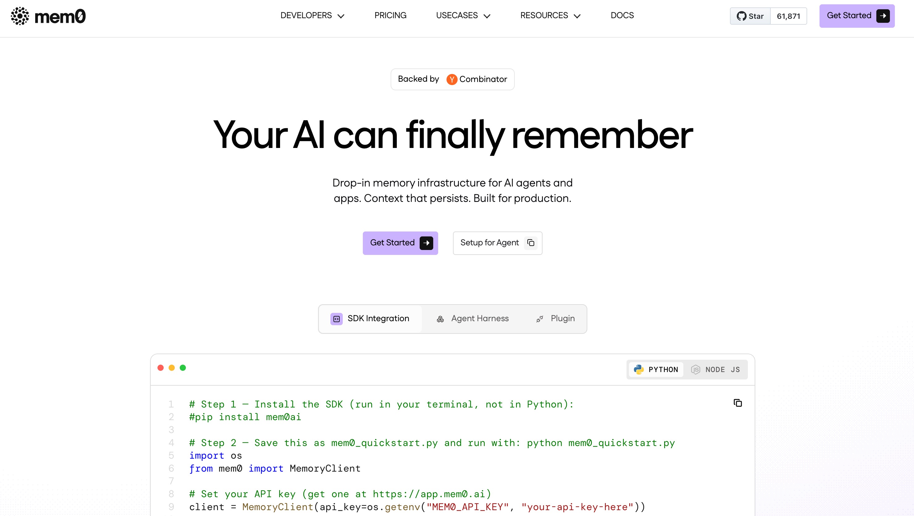 Mem0 multi-tier memory framework for Perplexity