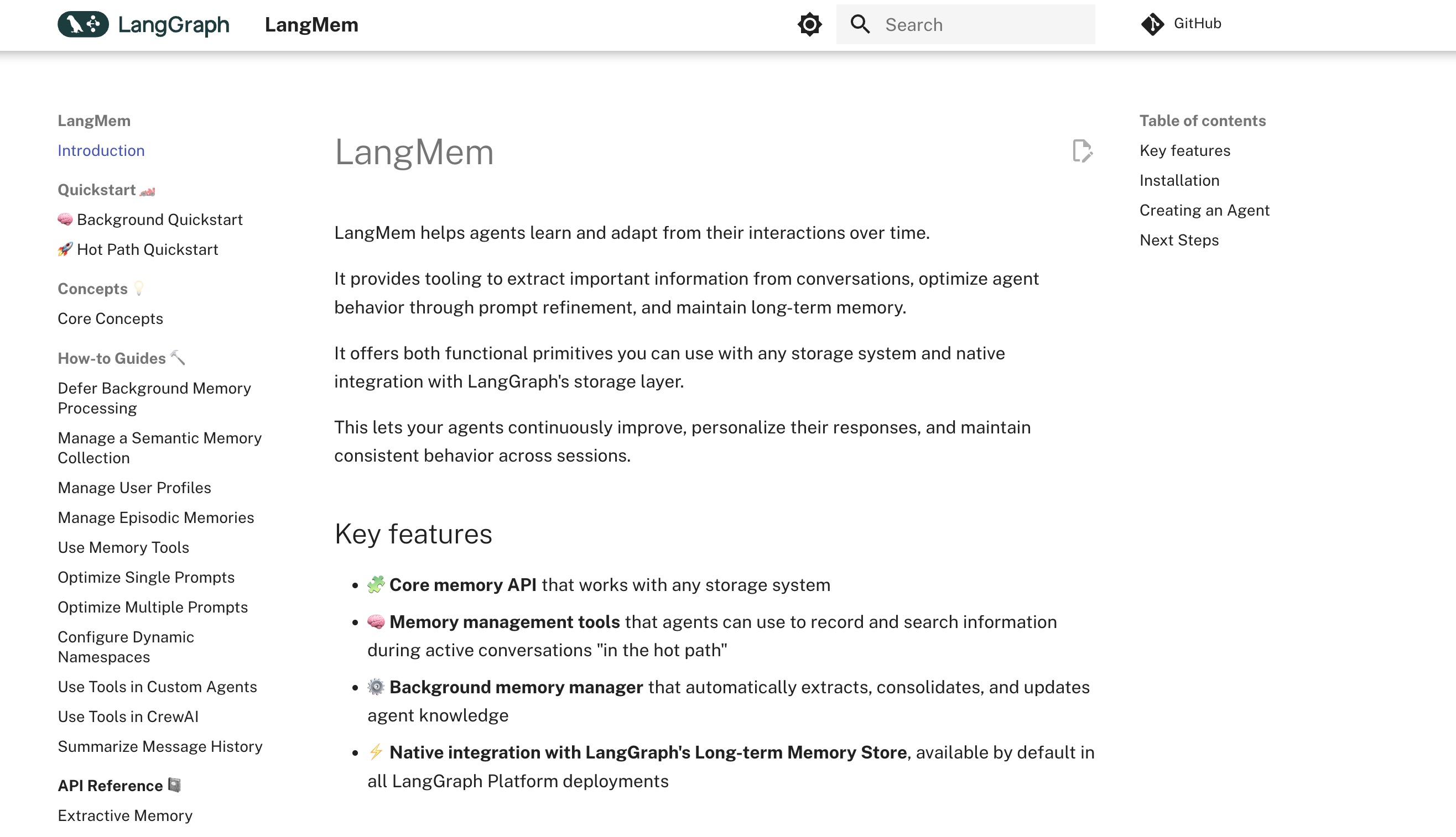 LangMem long-term memory for LangChain and LangGraph agents