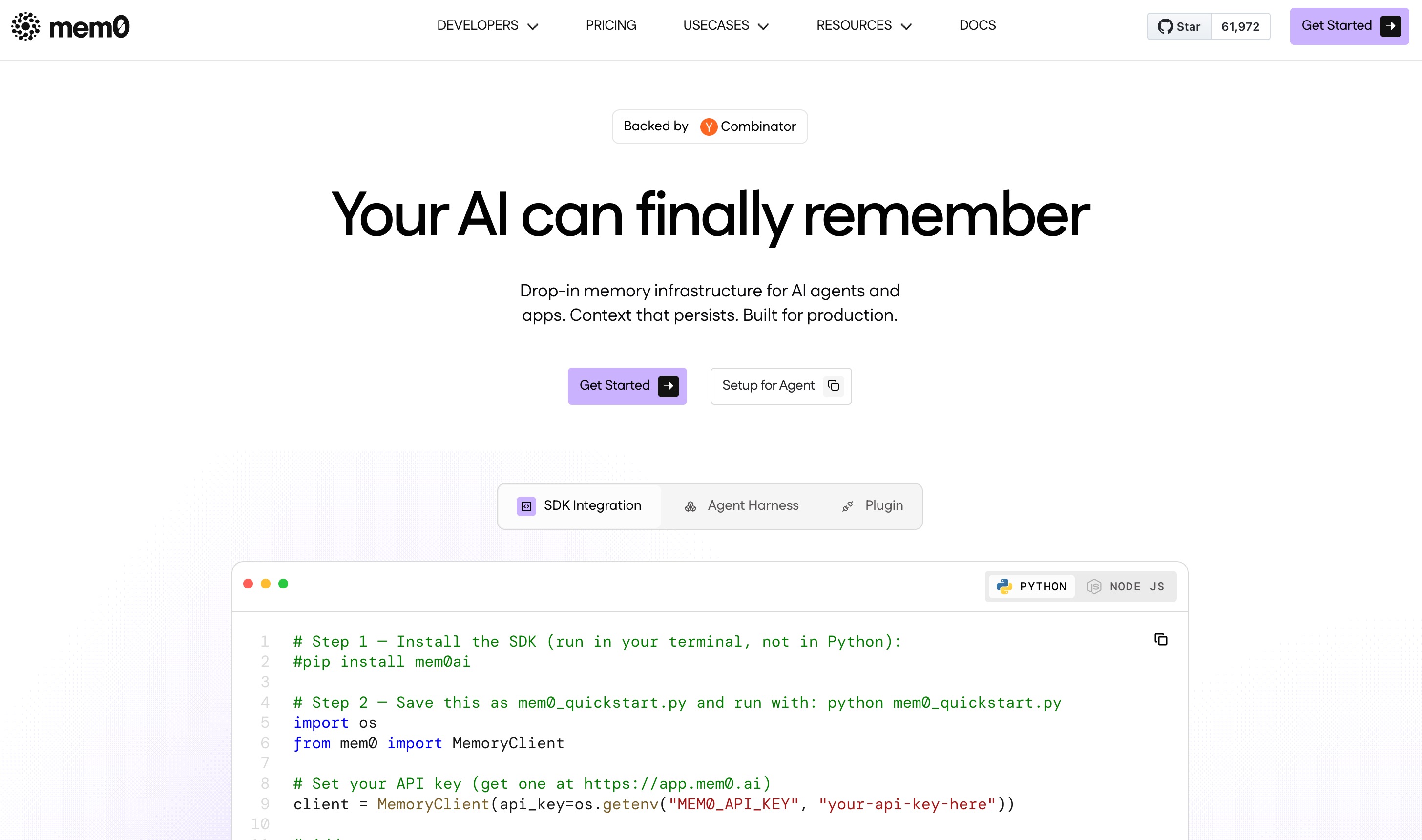 Mem0 adaptive memory layer with temporal reasoning
